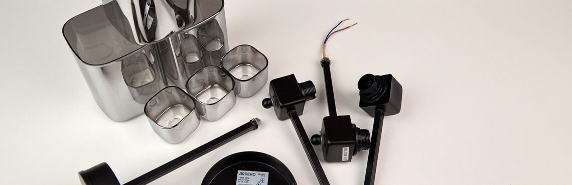 Накладний світильник Ardero BL1130-1 OLIVIA під лампу чорний