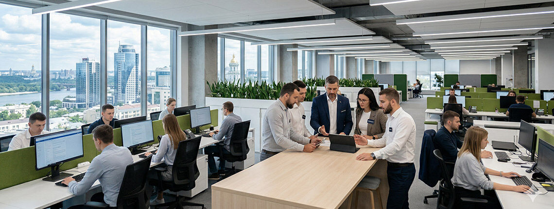 Світильники для офісів: комфорт і енергоефективність